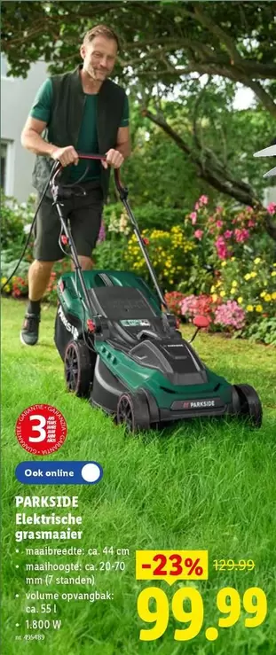 Elektrische grasmaaier