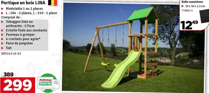 De - Portique en bois LINA