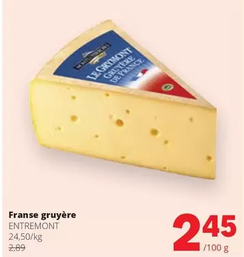 De - Franse gruyère