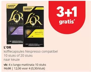 koffiecapsules Nespresso compatibel