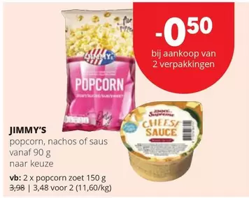 Supreme - popcorn, nachos of saus