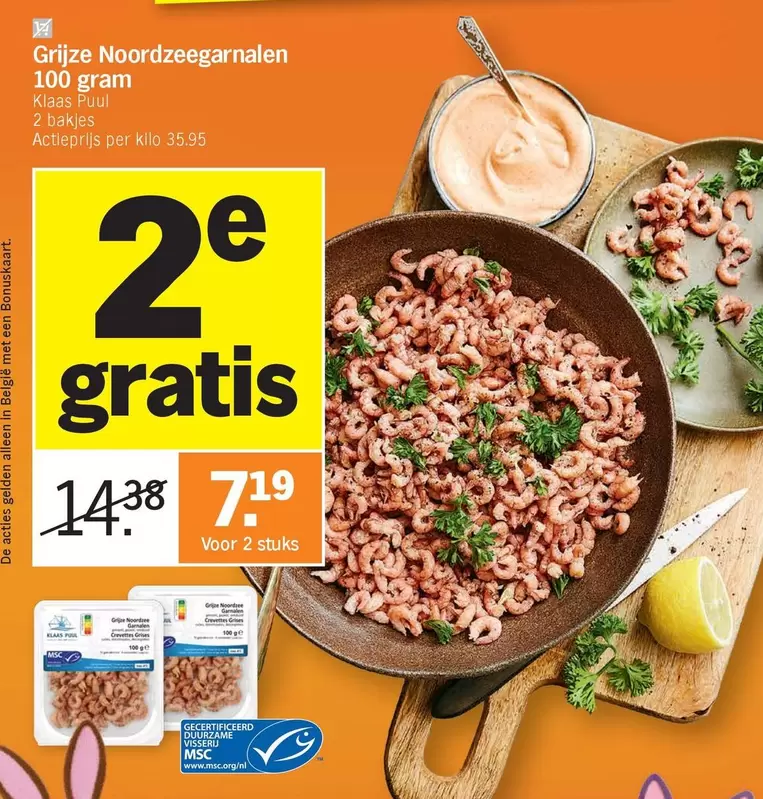 De - Grijze Noordzeegarnalen