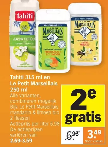 Marseillais - Tahiti douchegel & Le Petit  douchegel