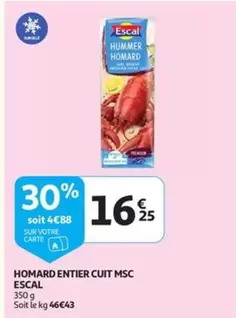HOMARD ENTIER CUIT MSC