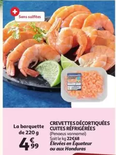 De - CREVETTES DÉCORTIQUÉES CUITES RÉFRIGÉRÉES