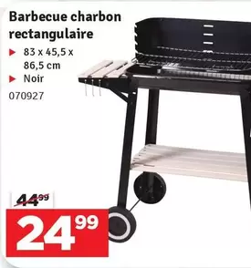 Barbecue charbon rectangulaire 070927