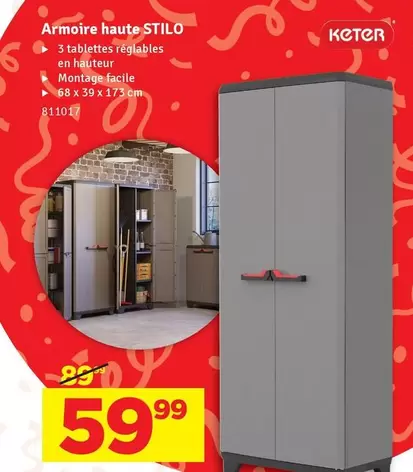 Armoire haute STILO 811017