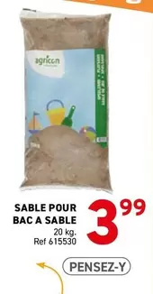 SABLE POUR BAC A SABLE