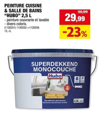 De - PEINTURE CUISINE & SALLE DE BAINS "HUBO" 2,5 L