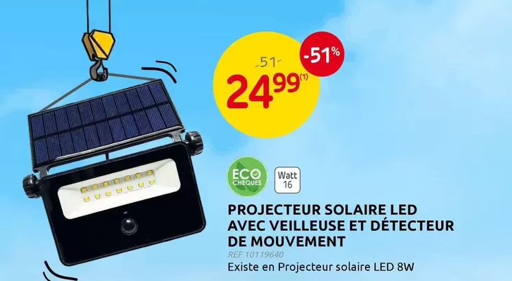 De - PROJECTEUR SOLAIRE LED AVEC VEILLEUSE ET DÉTECTEUR DE MOUVEMENT