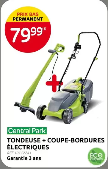 Park - TONDEUSE + COUPE-BORDURES ÉLECTRIQUES