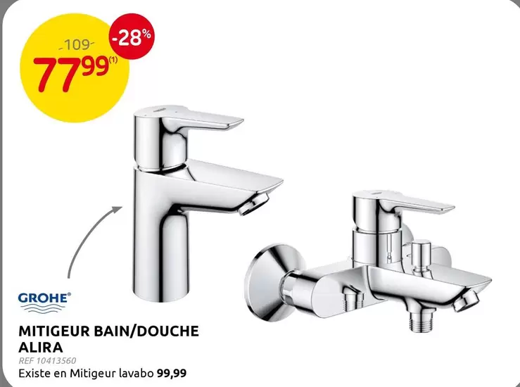 MITIGEUR BAIN/DOUCHE ALIRA