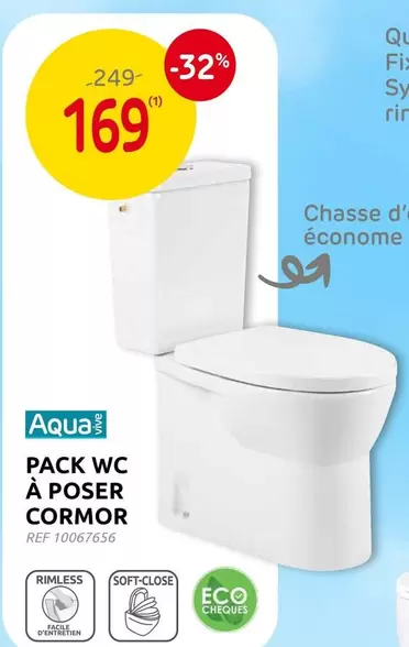 PACK WC À POSER CORMOR