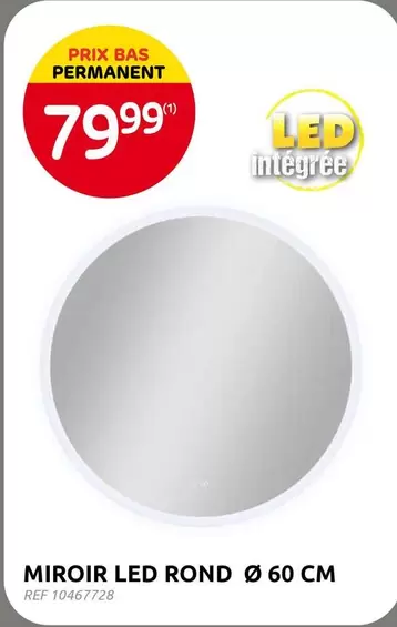 MIROIR LED ROND