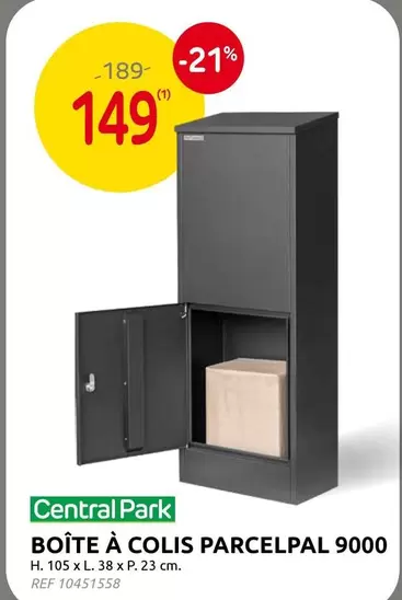 Park - BOÎTE À COLIS PARCELPAL 9000