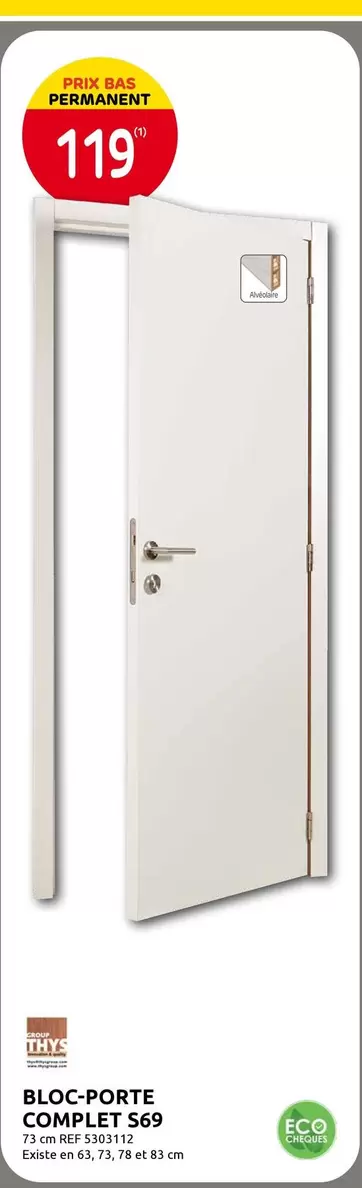 Group - BLOC-PORTE COMPLET S69