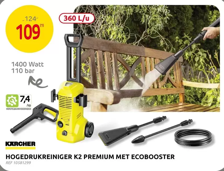 Bar - HOGEDRUKREINIGER K2 PREMIUM MET ECOBOOSTER