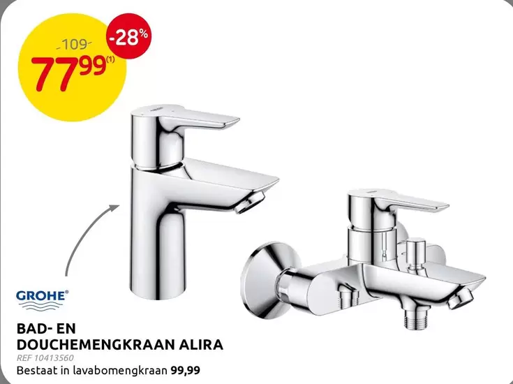 BAD- EN DOUCHEMENGKRAAN ALIRA