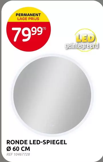 RONDE LED-SPIEGEL Ø 60 CM