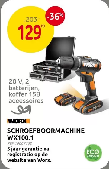 De - SCHROEFBOORMACHINE WX100.1
