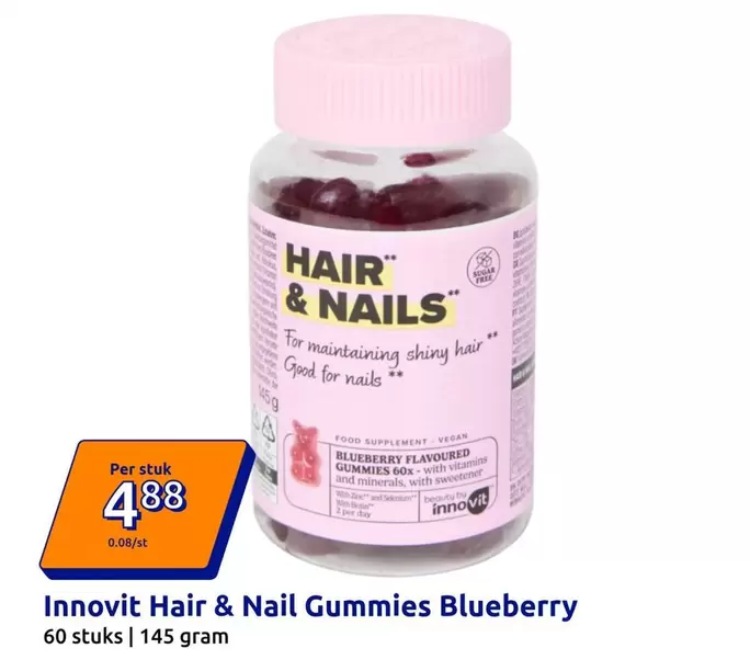 Hair & Nail Gummies Blueberry