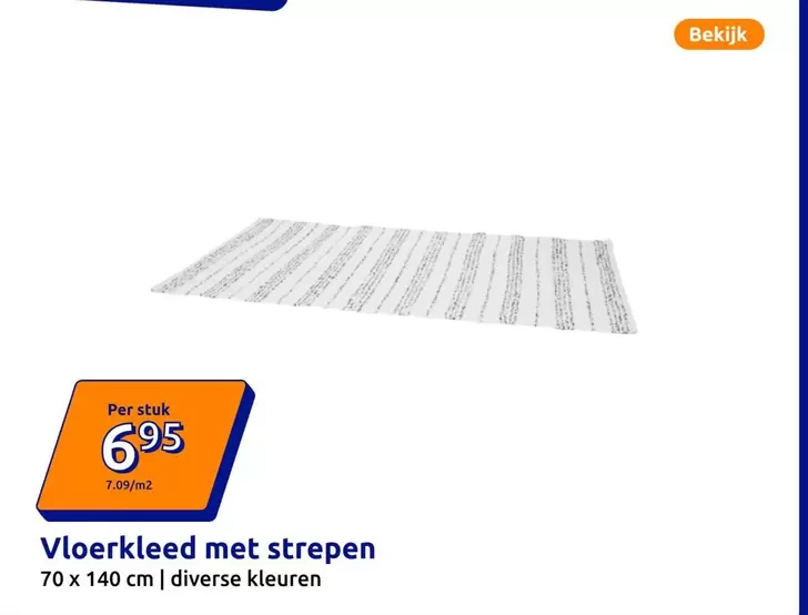 Vloerkleed met strepen