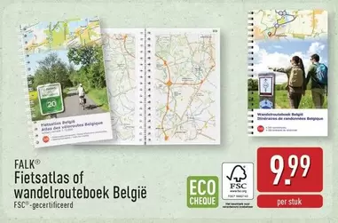 De - Fietsatlas of wandelrouteboek België