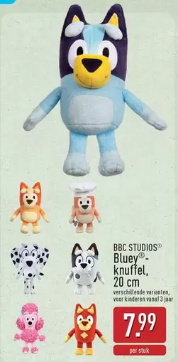 Bluey® - knuffel, 20 cm