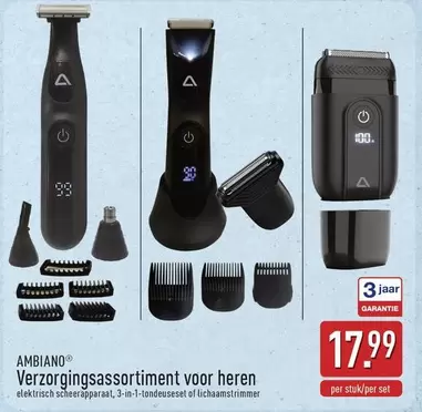 Verzorgingsassortiment voor heren