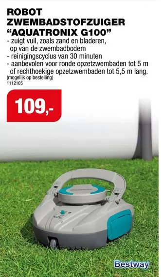 De - ZWEMBADSTOFZUIGER "AQUATRONIX G100"