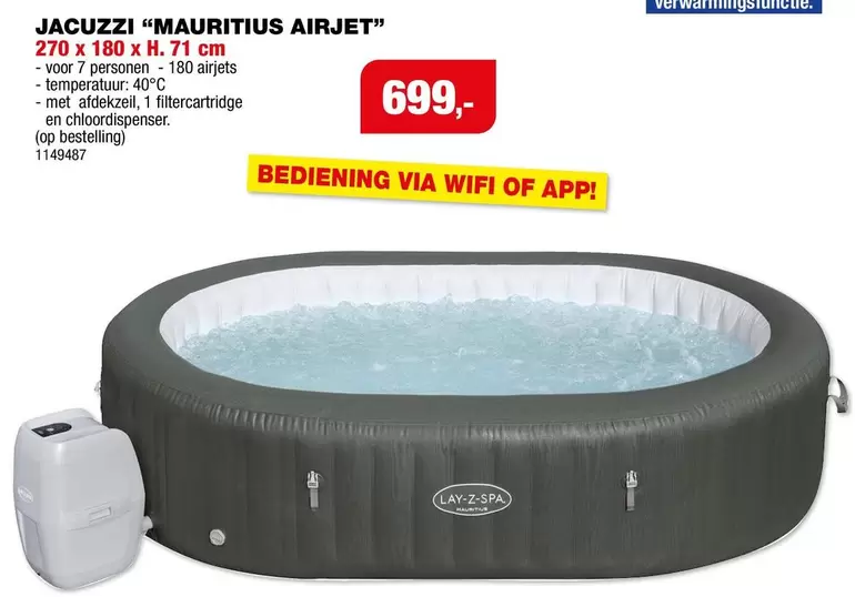 Mauritius - JACUZZI "MAURITIUS AIRJET"