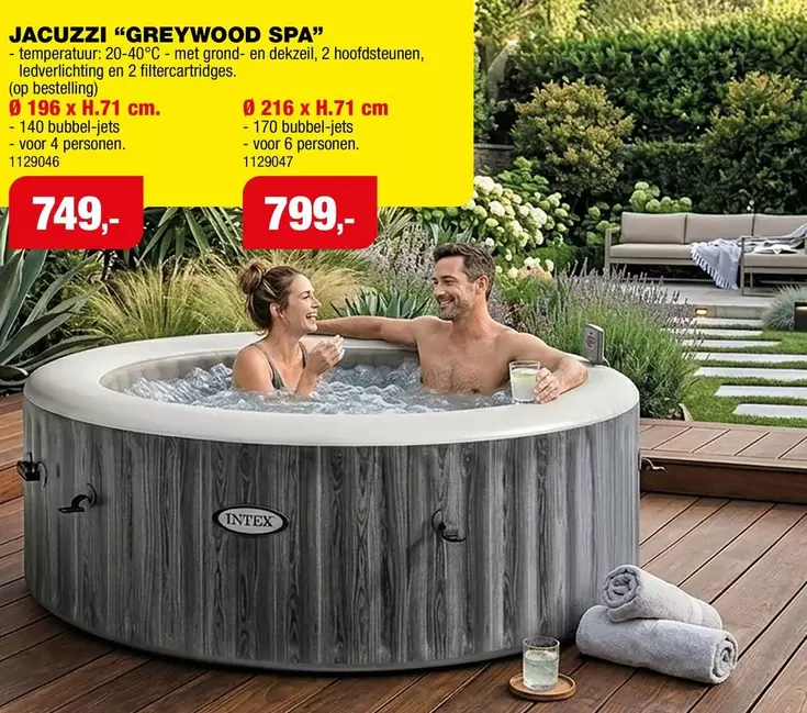 Intex - JACUZZI "GREYWOOD SPA"