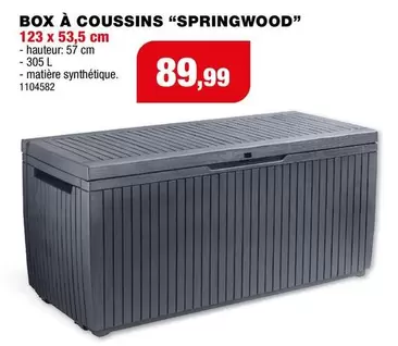 Box - BOX À COUSSINS "SPRINGWOOD"