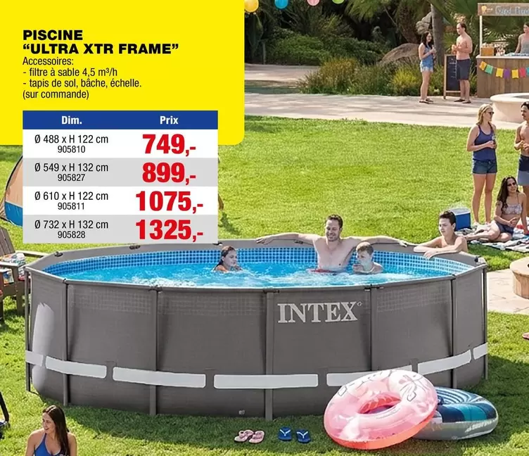 Intex - PISCINE "ULTRA XTR FRAME"