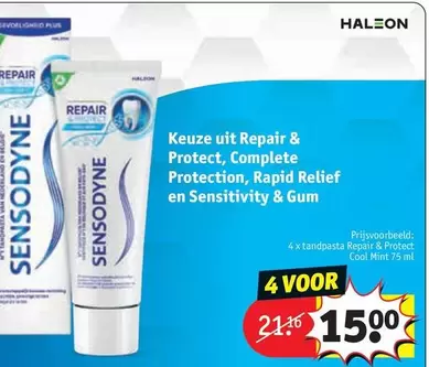 Cool - Repair & Protect, Complete Protection, Rapid Relief en Sensitivity & Gum