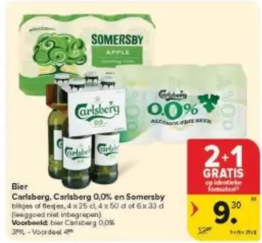 Carlsberg 0.0% en Somersby