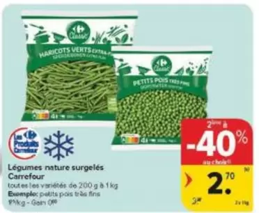 De - Légumes nature surgelés