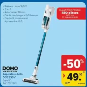 De - Aspirateur-balai DO2335V