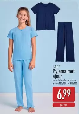 Pyjama met ajour