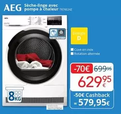 Sèche-linge avec pompe à chaleur TR78E24Z