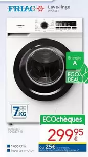 De - Lave-linge WA7411