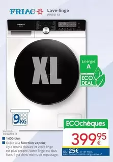 De - Lave-linge WA9411A