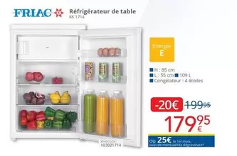 De - Réfrigérateur de table KK 1714