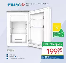 De - Réfrigérateur de table KK1750