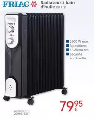 Radiateur à bain d'huile OR 1131