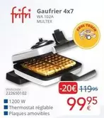 Cool - Gaufrier 4x7 WA 102A