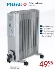 Olieradiator OR 1091