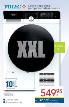 De - Sèche-linge avec pompe à chaleur DKW1010E