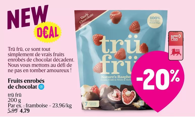 Dark - Fruits enrobés de chocolat