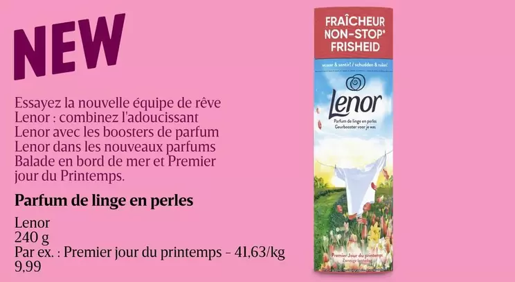 De - Parfum de linge en perles